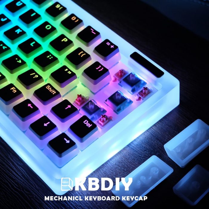 KBDiy Jelly Pudding OEM Profile Keycap 110 139 Keys PBT Set Custom DIY Mechanical Keyboard 61 3 - Pudding Keycap