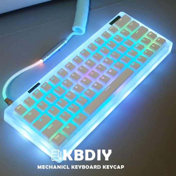 KBDiy Jelly Pudding OEM Profile Keycap 110 139 Keys PBT Set Custom DIY Mechanical Keyboard 61 - Pudding Keycap