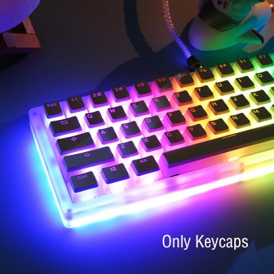 OEM Profile PBT Keycaps 108 Keys Pudding Keycap For Cherry MX Switch Mechanical Keyboard kit RGB 2 - Pudding Keycap