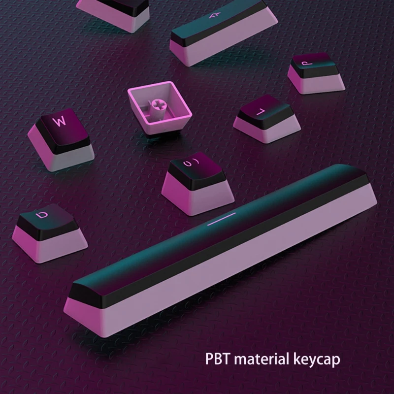 108 Keys Pudding Keycaps OEM Profile Double Shot PBT Backlight Keycaps for Mechanical Gaming Keyboard Cherry 3 - Pudding Keycap