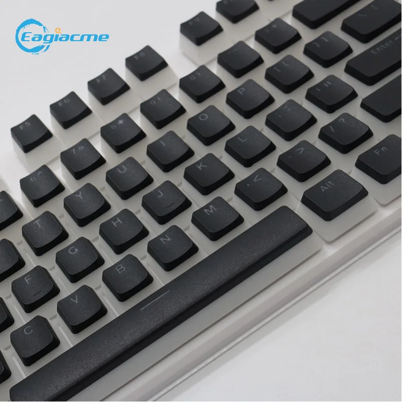 108pcs set PBT OEM Transparent Pudding Keycaps For Gaming Mechanical Keyboard Double Color For Cherry MX 1 - Pudding Keycap
