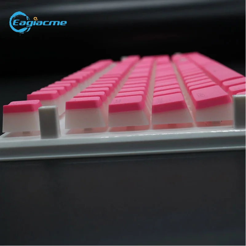 108pcs set PBT OEM Transparent Pudding Keycaps For Gaming Mechanical Keyboard Double Color For Cherry MX 2 - Pudding Keycap