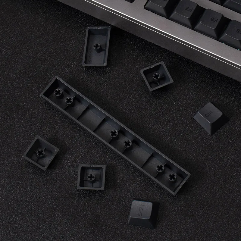 144 Keys GMK Clones Dark Keycaps Minimall Black PBT Dye Sub KeyCap Cherry Profile For Mechanical 4 - Pudding Keycap