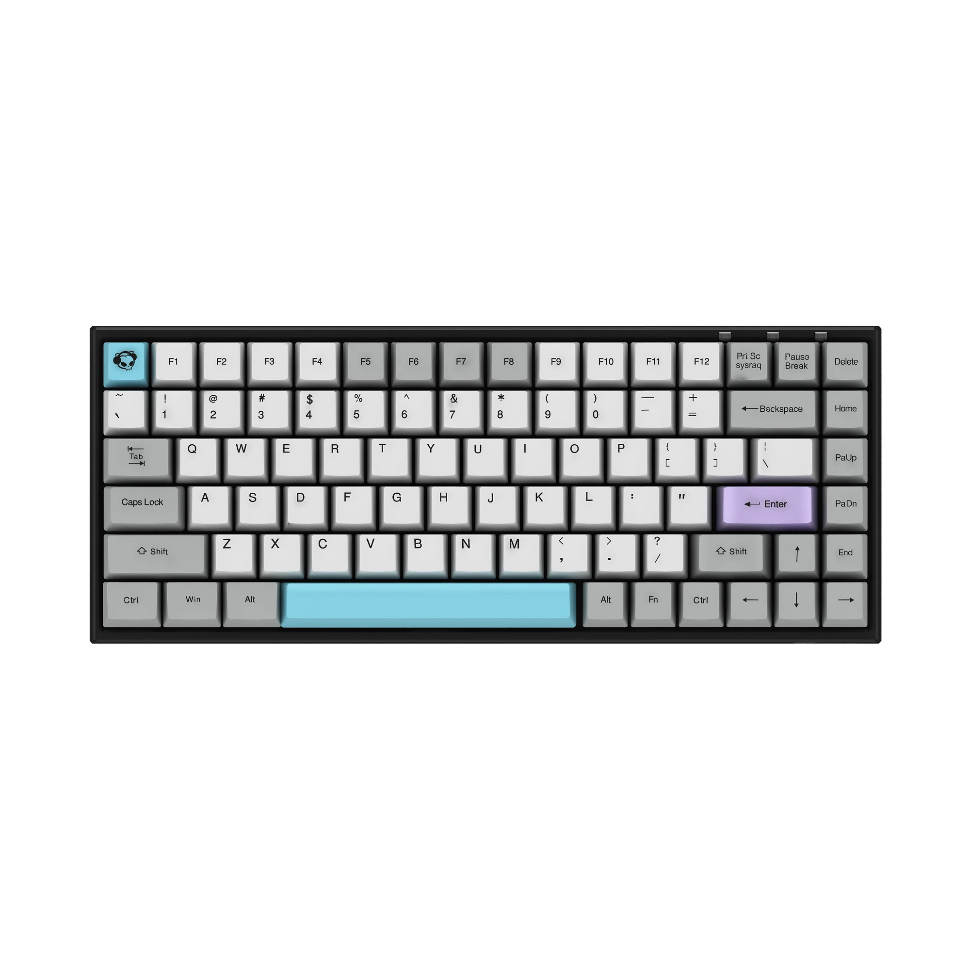 Akko 3084 Silent Wireless Mechanical Gaming Keyboard 84 Key Dual Modes BT 3 0 Type C - Pudding Keycap