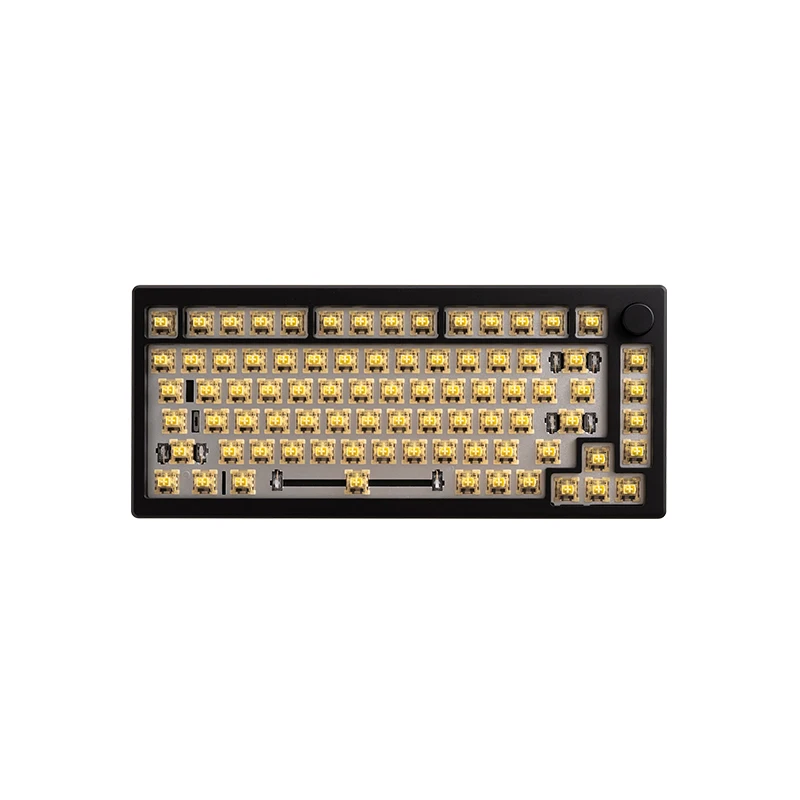 Akko MOD007B HE 75 82 Key Mechanical Gaming Keyboard RGB Hot Swap Multi Modes 2 4GHz 1 - Pudding Keycap