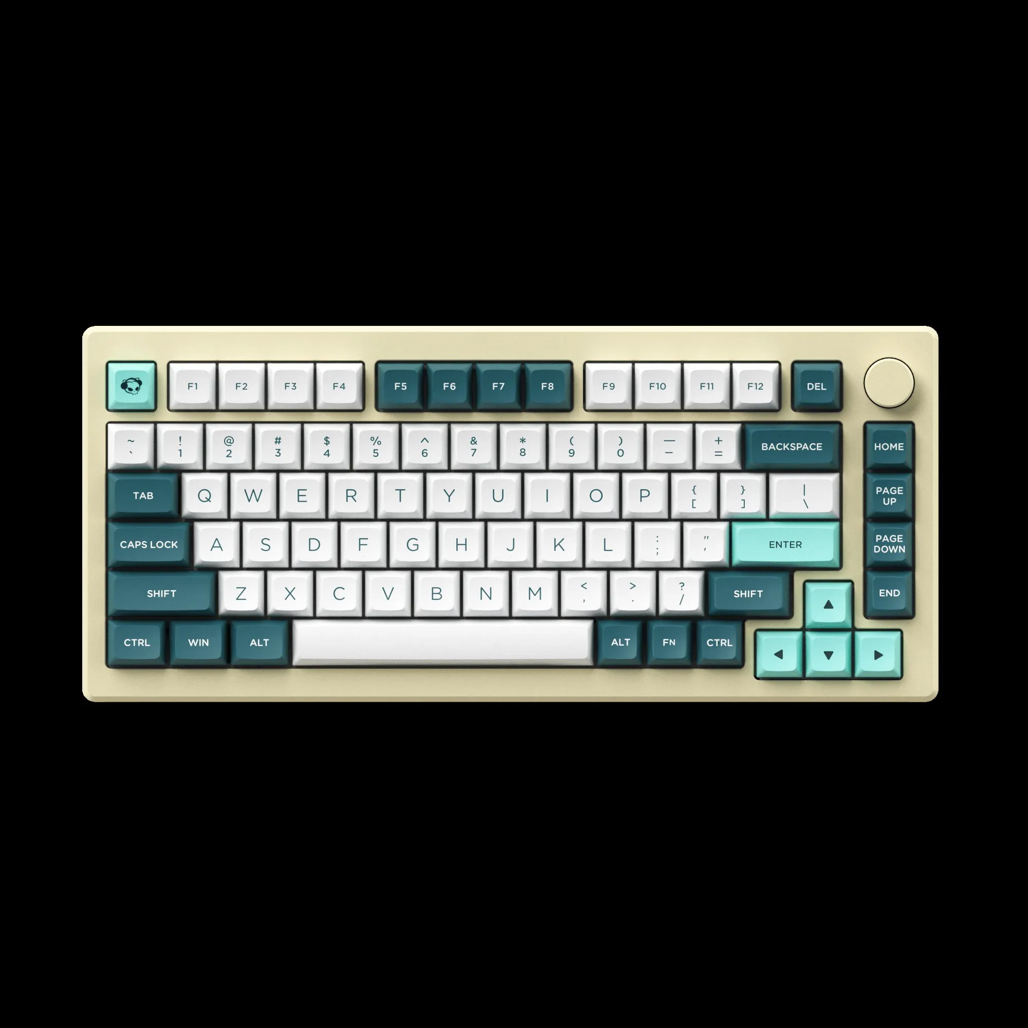 Akko MOD007B HE 75 82 Key Mechanical Gaming Keyboard RGB Hot Swap Multi Modes 2 4GHz 5 - Pudding Keycap