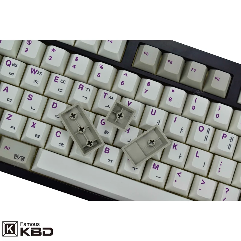 Enjoypbt Coreano keycap PBT material thermal sublimation process 117 key Suitable for most mechanical keyboards 4 - Pudding Keycap