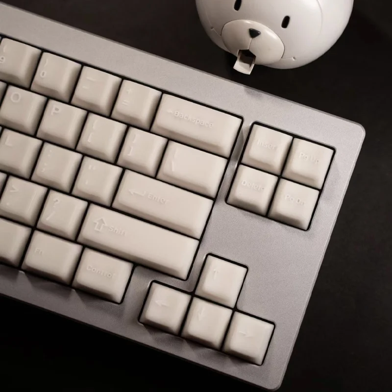 GMK White Marble keycap 113Keys Ice Translucent ABS Double shot cherry profile For OEM mx Switch 4 - Pudding Keycap