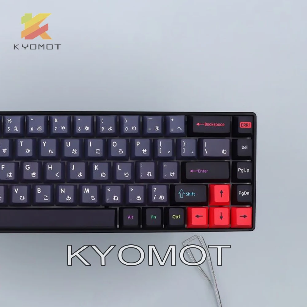 KYOMOT GMK 139 keys Dracula keycaps PBT Sublimation Cherry Profile for DIY Layout Ducky Mechanical Keyboard 2 - Pudding Keycap