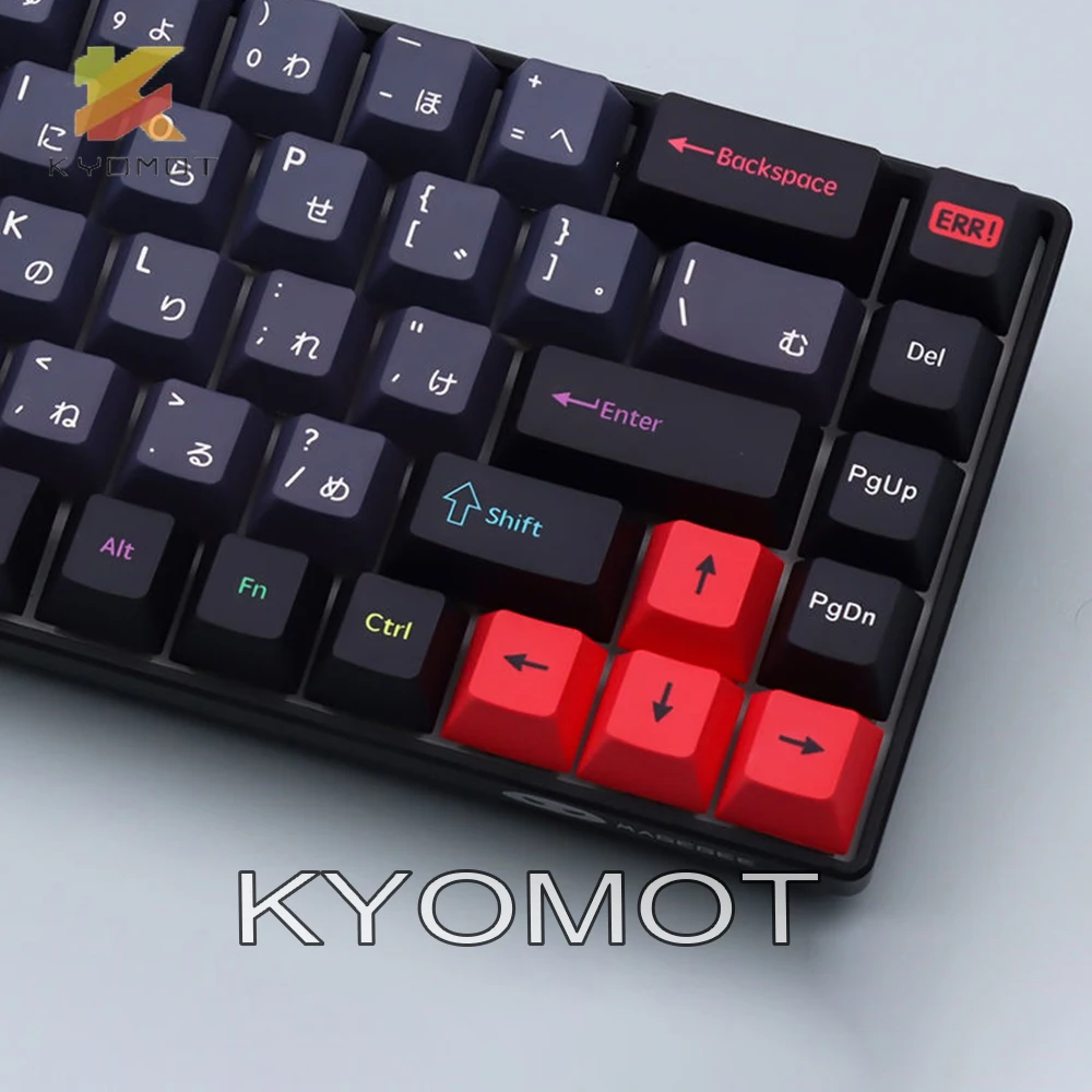 KYOMOT GMK 139 keys Dracula keycaps PBT Sublimation Cherry Profile for DIY Layout Ducky Mechanical Keyboard 3 - Pudding Keycap