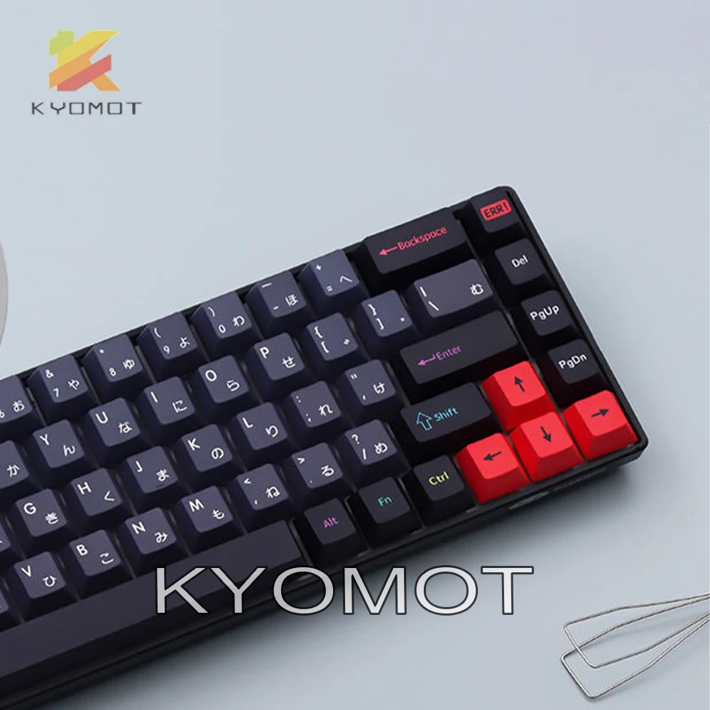 KYOMOT GMK 139 keys Dracula keycaps PBT Sublimation Cherry Profile for DIY Layout Ducky Mechanical Keyboard 4 - Pudding Keycap