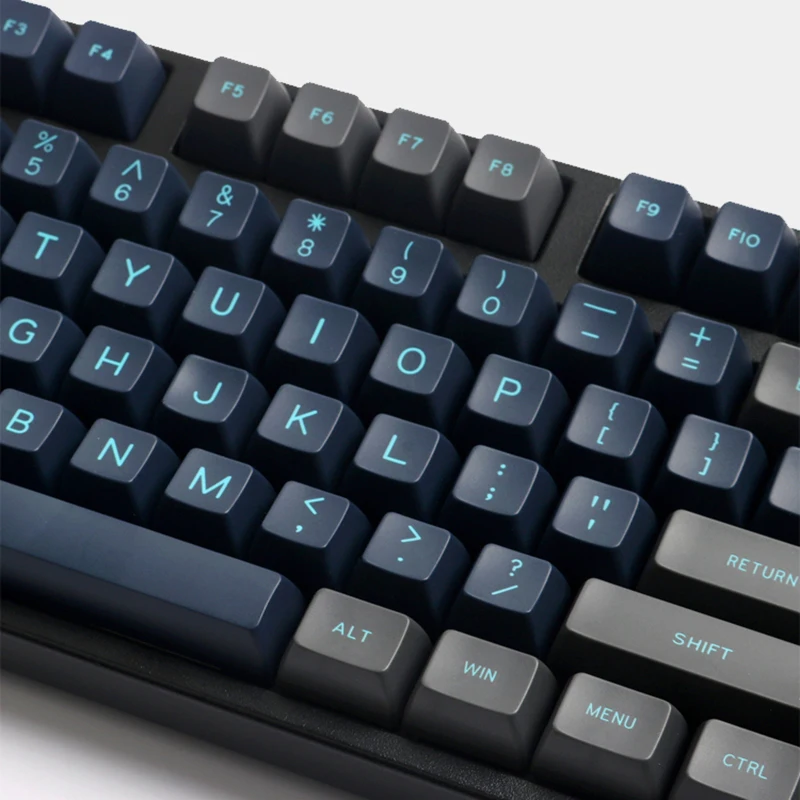MAXKEY Deep Sea SA Profile Keycaps Doubleshot ABS Material for Mechanical Keyboard Kit 3 - Pudding Keycap