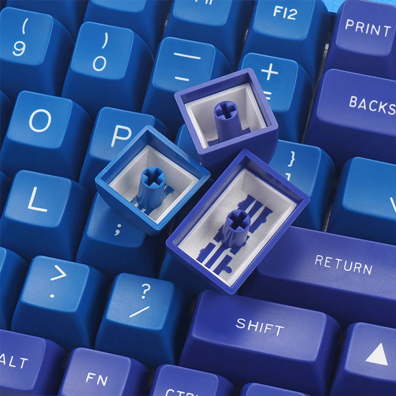 Maxkey SA Keycaps Ocean134 Key ABS Is Applicable To Most Keyboard Famoukbd 1 - Pudding Keycap