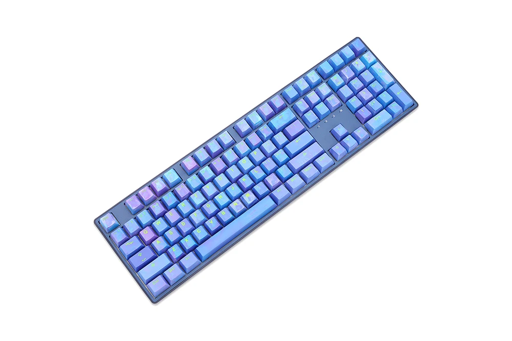 Taihao Avatar G2 Doubleshot keycaps for diy gaming mechanical keyboard Cubic OEM Profile for BM60 BM68 2 - Pudding Keycap