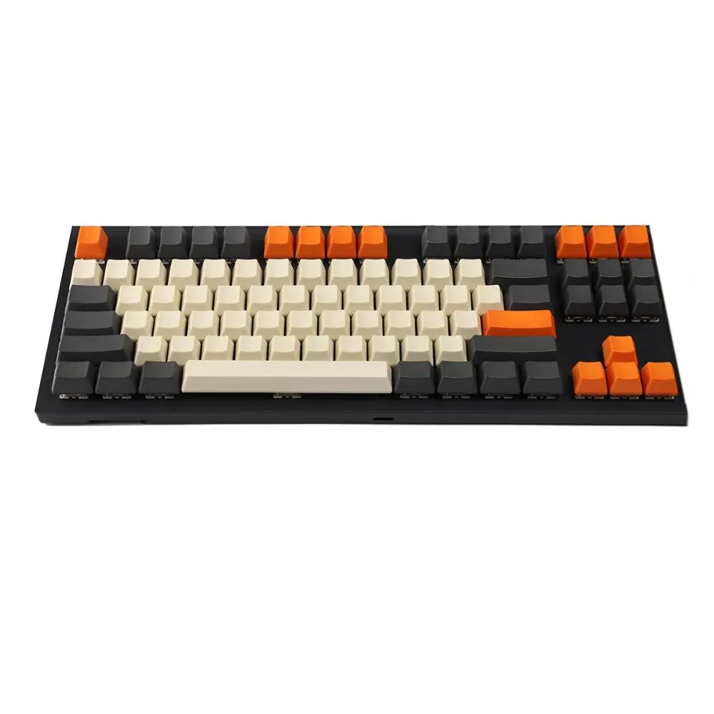 YMDK Carbon 61 87 104 Top Print Blank Keyset Thick PBT OEM Profile Keycaps Suitable For 3 - Pudding Keycap