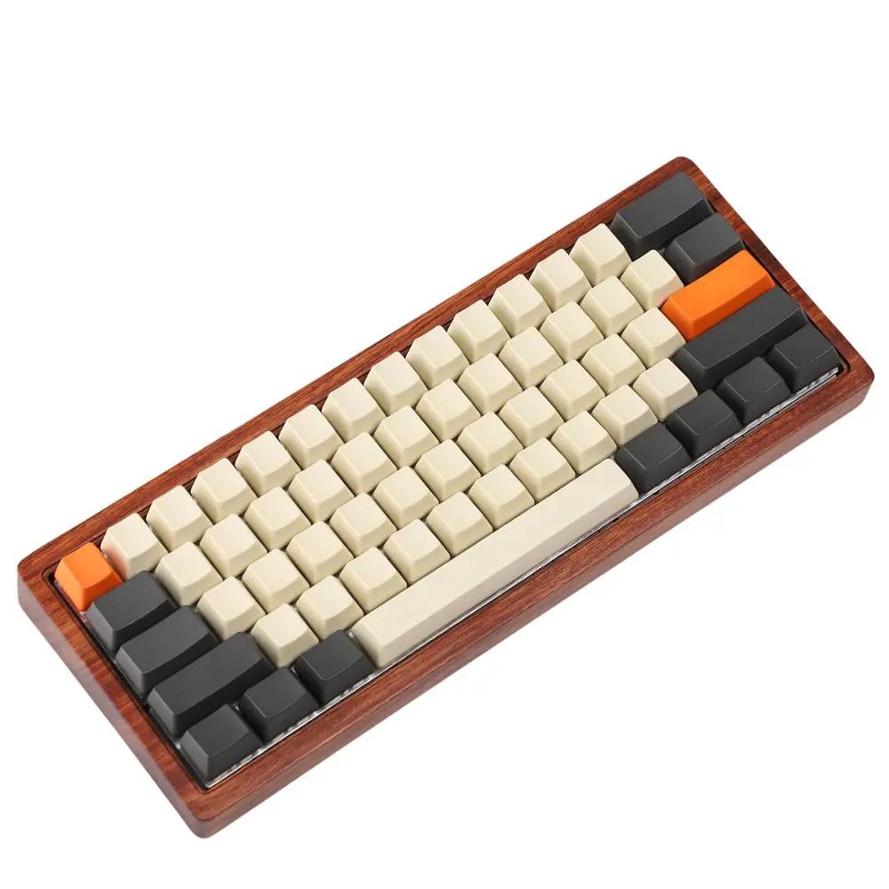 YMDK Carbon 61 87 104 Top Print Blank Keyset Thick PBT OEM Profile Keycaps Suitable For 5 - Pudding Keycap