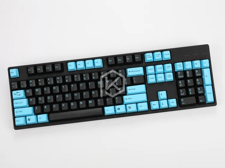 taihao abs double shot keycaps for diy gaming mechanical keyboard color of carbon pulse Captain America 2 - Pudding Keycap